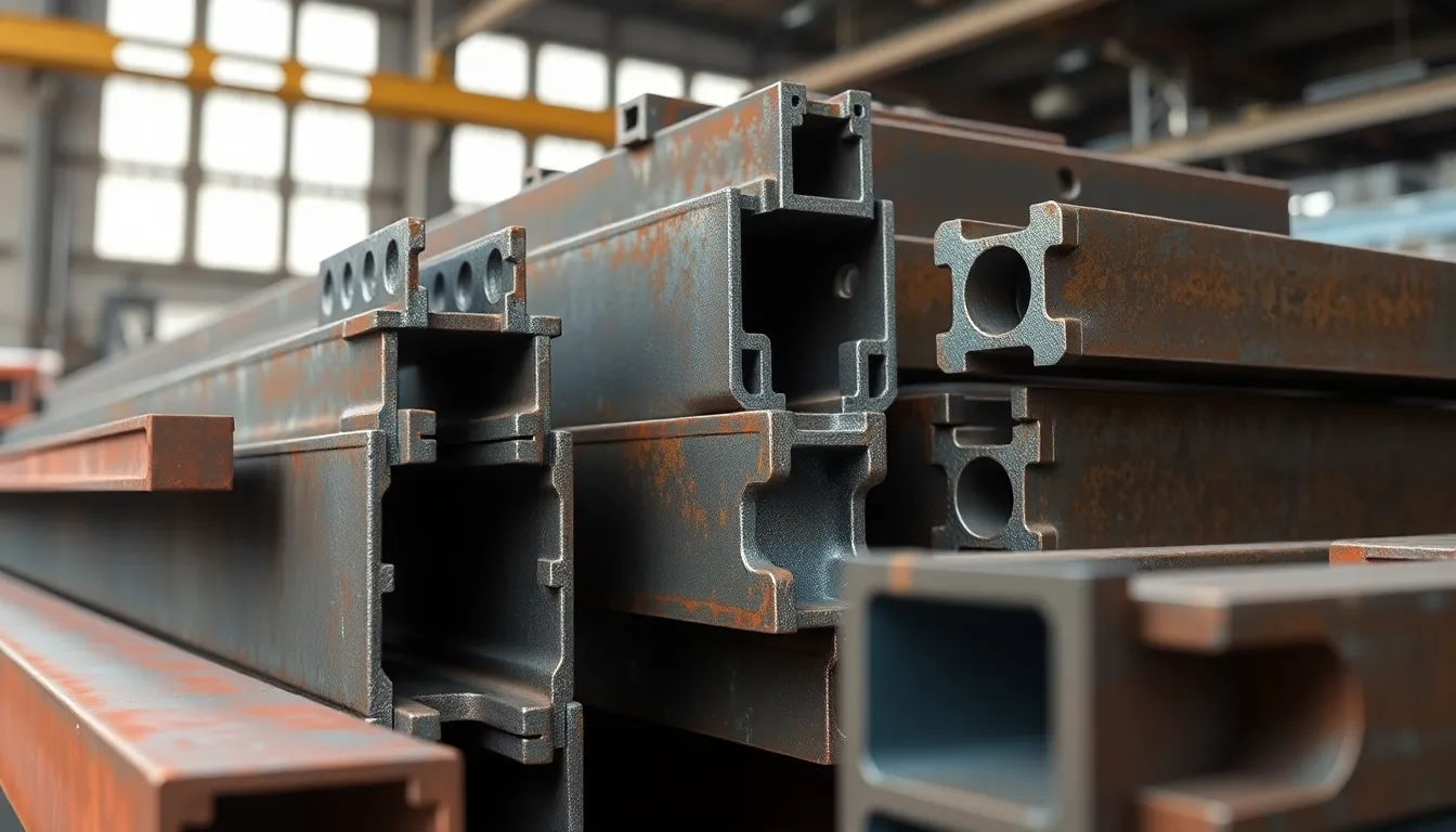 tipos de vigas de acero estructural, tipo de vigas estructurales