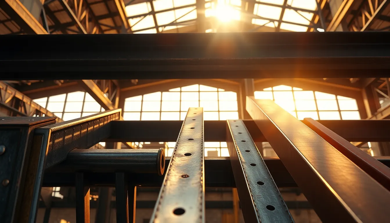 tipos de vigas metalicas para techos