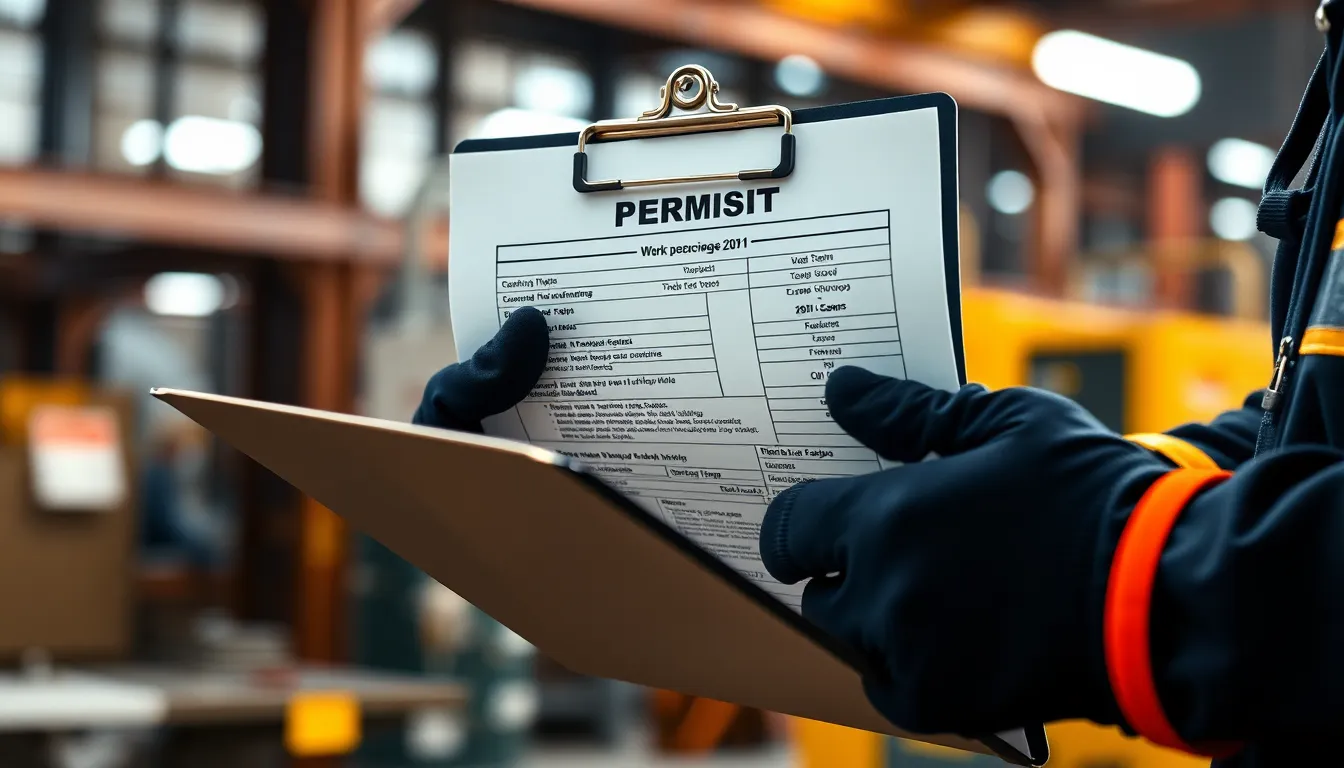 permiso de trabajo en seguridad industrial